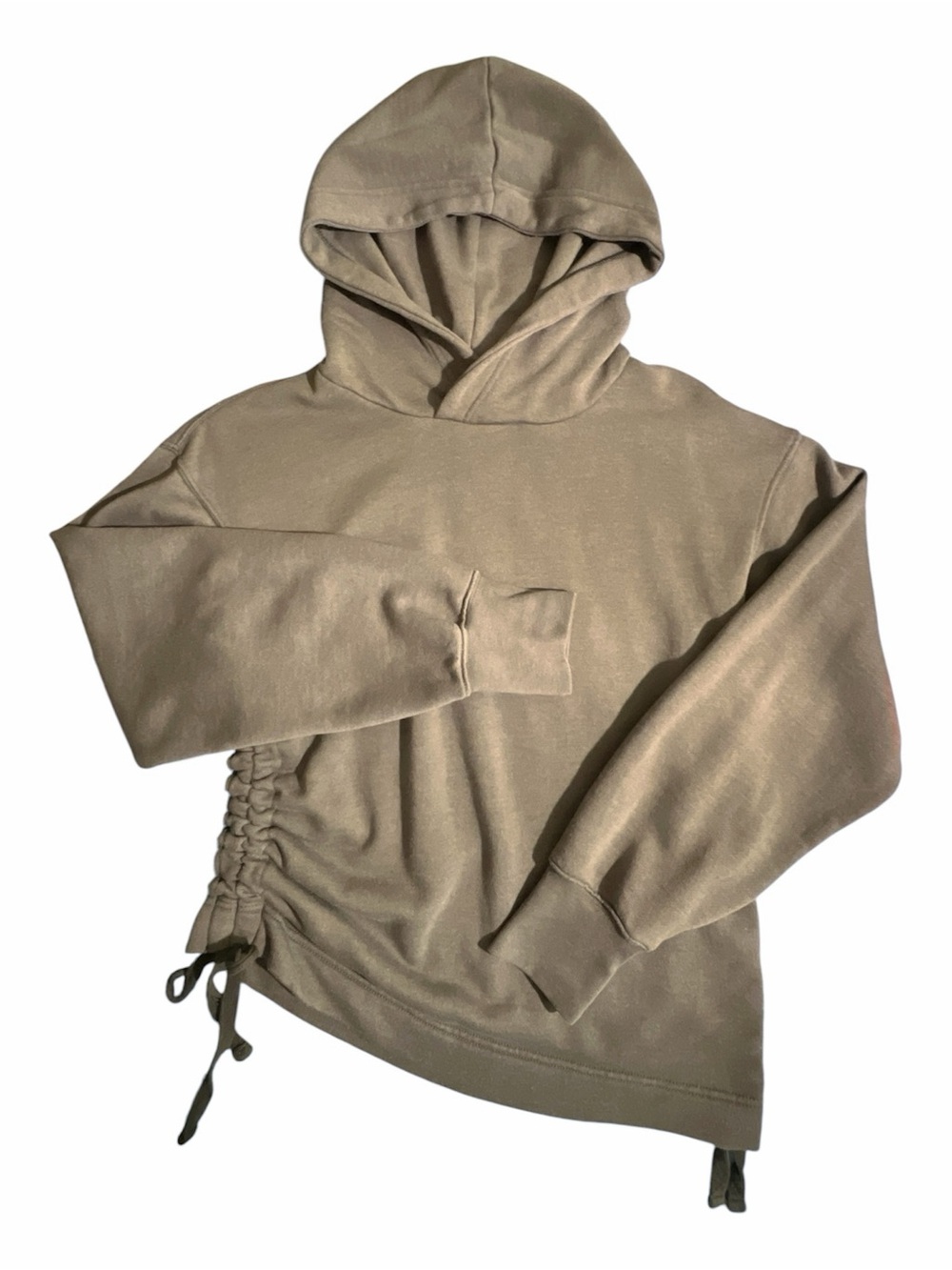 Aerie Olive Green Adjustable Cinched Sides Hoodie S